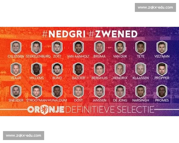 荷兰队公布26人名单，关键位置人员配置成焦点！
